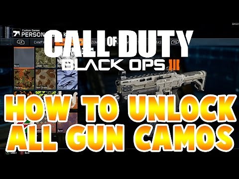 Black Ops 3 | All Gun Camos List And How To Unlock Them (Black Ops 3 Camo Unlock Tutorial)