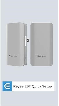 How to setup Reyee Wireless Bridge (EST Series) in ONE MINUTE