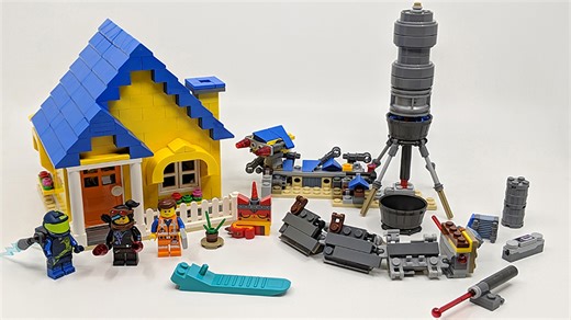 From Bricks to Blastoff – Speed Building LEGO 70831 Emmet’s Rocket House Hybrid
