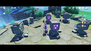 Genshin Impact – Watatsumi 3x Cube Puzzle (East of Bourou Village)