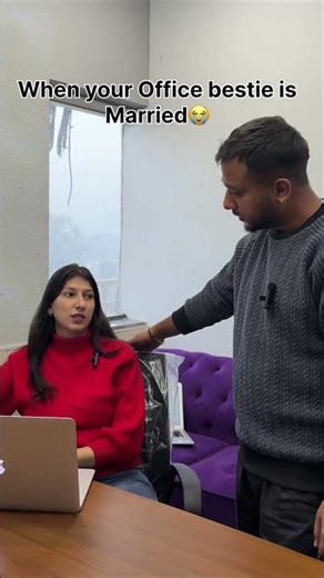 When your office bestie is married #office #jcsoftwaresolution #corporatelife #youtubeshorts