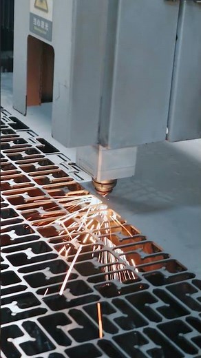Fiber Laser Cutting Process 🔥🙌 #lasercutting #lasercuttingmachine #fiberlaser