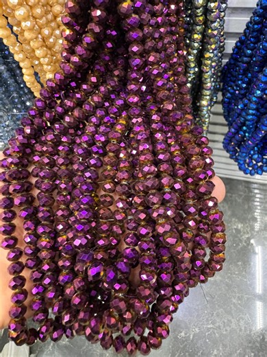 8mm Flat Crystal Glass Beads – DIY Jewelry Making Supplies for Bracelets & Necklaces, Smooth Shiny Craft Beads - Etsy