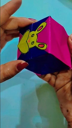 paper cube making easy | Craft 3D Paper Cuboid | #papercrafts #papercraftseasyideas #craft