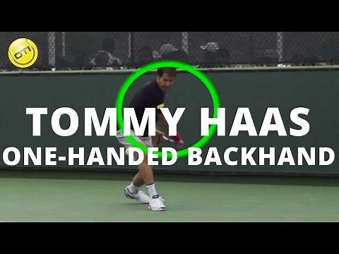 One-Handed Backhand Tip: Learn From Tommy Haas