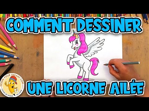 comment dessiner une LICORNE kawaii étape par étape | dessin pour enfant