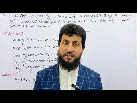Heat Capacity and Heat Transfer Numericals | Class 10 Physics Federal Board