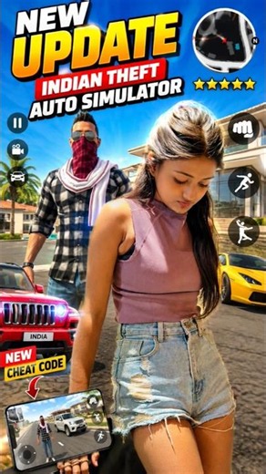 😱 Franklin brought a girl home! 💥 Indian Theft Auto Simulator NEW UPDATE 🔥