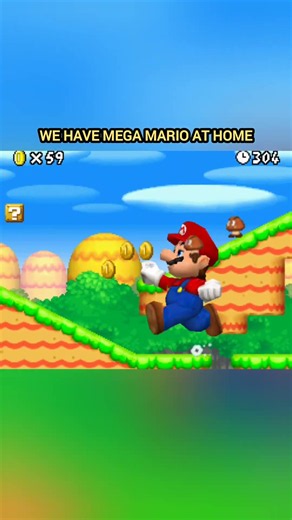Mega Mario kinda sus #mario #nintendo