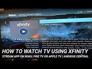 How to watch TV using Xfinity Stream app on Roku, Fire TV or Apple TV | Android Central