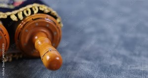 Holidays symbols of jewish prayer holy torah scroll