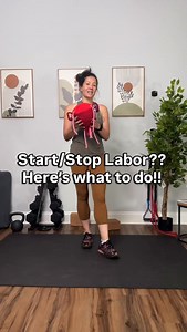 Prodromal labor?? Labor that starts and then stops, and then starts again?? Here’s what to do!! Enter: the Miles Circuit! This circuit helps to adjust baby’s position so they apply more pressure against the cervix to stimulate the labor feedback loop! Comment STALL for our full breakdown video on the Miles Circuit our free intro to childbirth class that discusses how contractions happen (plus the rest of the labor timeline). I’m using @the.birth.sling to help with the inversion! I used it during