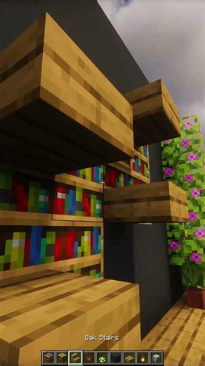 Minecraft Bookshelf Stand📖