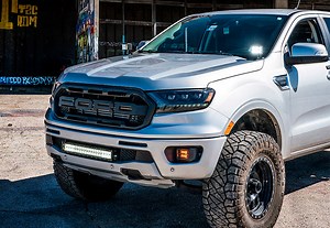 22" Bumper Hidden LED Light Bar Brackets Kit For 2019-2022 Ford Ranger