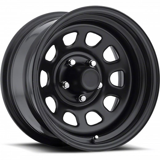 Pro Comp Steel Wheels Jeep Wrangler 51 Series Rock Crawler Gloss Black Wheel; 17x9; -19mm Offset 51-7973F (18-26 Jeep Wrangler JL) - Free Shipping
