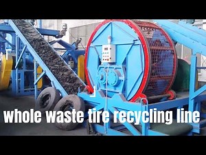 FROM SCRAP TIRES TO RUBBER GRANULES: Full Waste Tire Recycling Line Process Inside the Factory