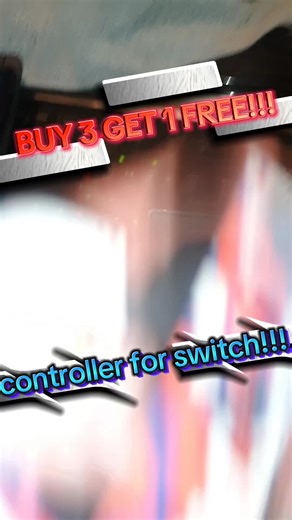 #gaming #gamers #switch #pcgaming #mobilegaming ⚠️ this deal is only as I'm posting the video if you no longer see deal that means the time has ran out⚠️ right now you can buy three and get one free on these awesome switch controllers with various custom paint jobs! these controllers also work on Android Linux and PC so even if you don't have a switch they still make it a good option for other platforms!