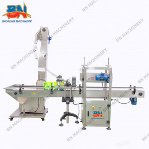 [Hot Item] Automatic Online High-Speed Continous Lid Cap Pressing Machine with Cap-Lifting Unscrambler