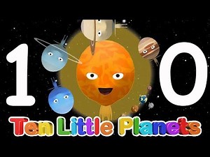 🌝🌜🌚🌏🌑TEN little planets🌜🌞🌎🌗🌒Solar System | Nursery Rhymes Songs