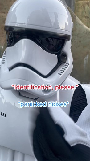Sheesh, these First Order stormtroopers are getting NOSY. Wish @jonnyfreeze733 was here to help us out. #disneyshollywoodstudios #galaxysedge #stormtroopers #identificationplease
