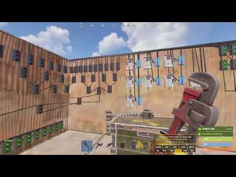 Rust - most over built auto crafting system. one button all attire