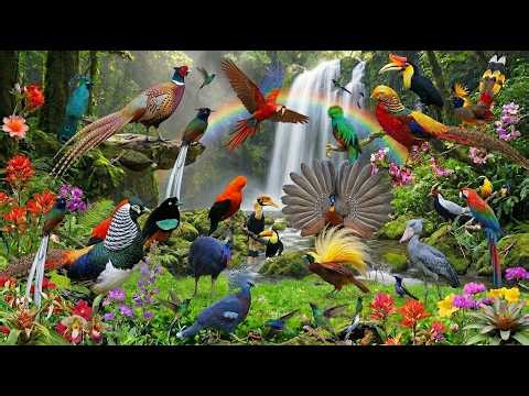 Amazon Birds Living in the Rainforest 📸🦩🦚🦜🦅🌈🌊 #BeautifulBirds #birdslifedocumentary #birdvideos