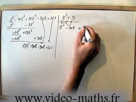 Résoudre une équation du quatrième degré. Maths nombres complexes