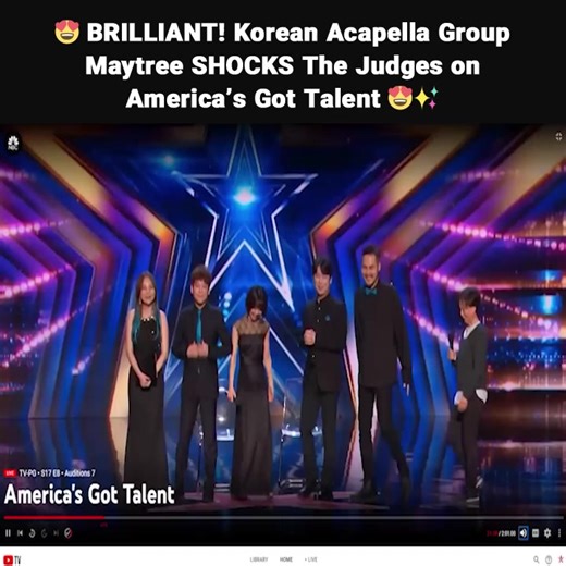 BRILLIANT! Korean Acapella Group Maytree SHOCKS The Judges on America’s Got Talent 😍😍 Full video check in the comment.👇👇👇 | Like and Share