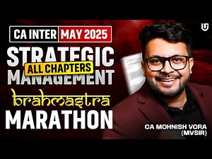 SM Marathon | Chapter 1, 2, 3 & 4 | CA Inter New Syllabus | CA Mohnish Vora