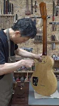 How a Handcrafted Electric Guitar Is Made | Korean Master Luthier