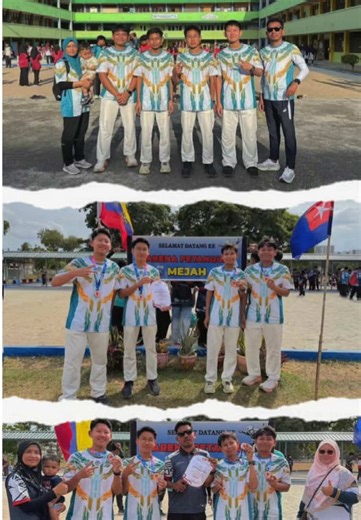 Kejohanan Petanque Terbuka MSSJ Bawah 19 Peringkat Kebangsaan tahun 2026 Tarikh : 24 & 25 Januari 2026 (Sabtu & Ahad) Masa : 8.00 pagi Tempat : SMK Seri Kota Puteri, Pasir Gudang Sekalung tahniah diucapkan kepada pasukan petanque SENADA atas kejayaan meraih tempat ke-30 daripada 94 pasukan dan tempat ke-6 dalam kumpulan Premier Cup. Tidak dilupakan juga kepada guru pengiring yang menjadi tulang belakang dalam memastikan kejayaan anak-anak SENADA; Cikgu Noor Bayzurah Sazlin, Cikgu Nurul Ashikin d