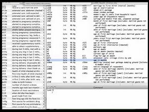 STATA- Understanding the DHS data (regressions)- 1
