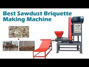 How to Make Briquettes with Sawdust | Best Sawdust Briquette Machine Working Process