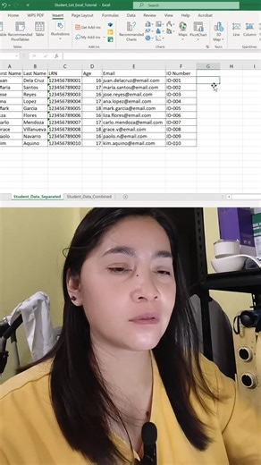 Maraming columns? Gawing isa—Flash Fill lang ⚡step by step tutorial❤️ #tutorial #excelhacks #autofill #flassfill #exceltips #teacherBren | TeachBren TV
