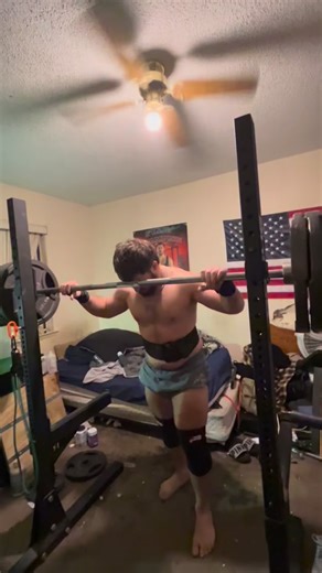 Kevin Cuomo | 400x6 Squat at 18yrs old and 8 months post pec tendon repair, counting is hard 😅 | Instagram