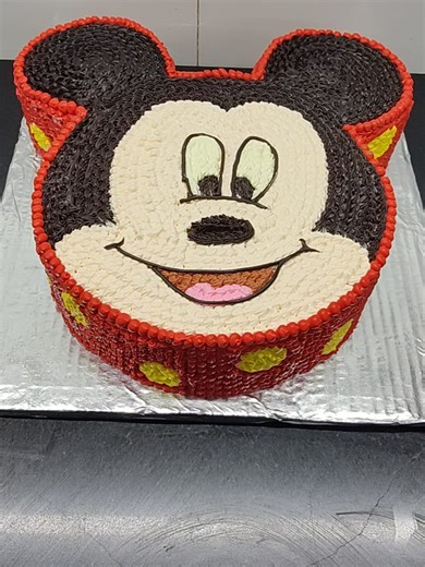 Happy Birthday Mickey Mouse Cake Design