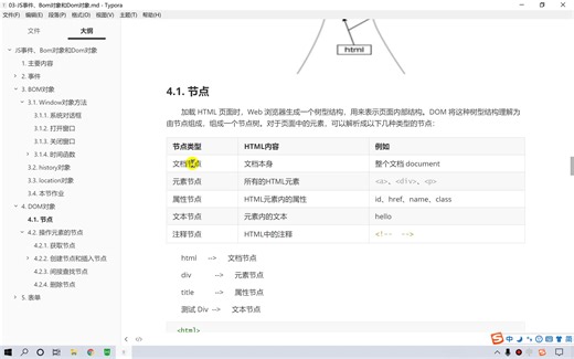 JS快速入门JavaScript核心教程，前端基础教程，JS的DOM BOM操作教程
