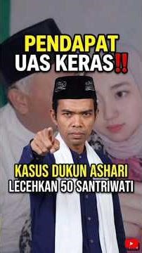 Pendapat UAS Keras‼️ Kasus Dukun Ashari L3c3hkan 50 Santriwati #pati