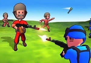 Little Commander: Red vs Blue