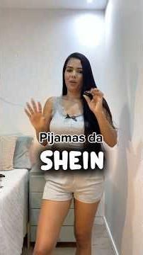 Vestindo os pijamas da SHEIN