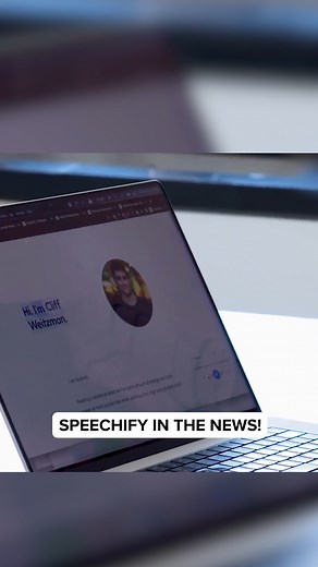 5 comments | Speechify in the News! #texttospeech #reading #superhero #dyslexia #adhd #entrepreneur #books #school #masterclass #learning #knowledge | Speechify | Facebook