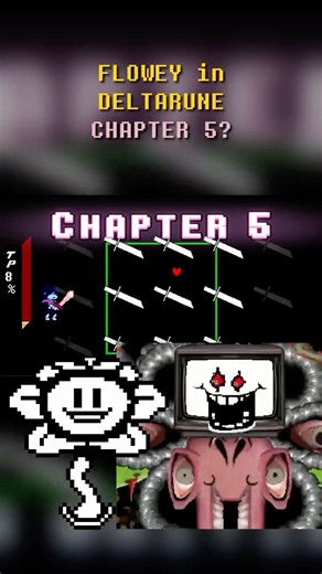 FLOWEY in DELTARUNE CHAPTER 5 #deltarune #undertale #tobyfox #gaming #indiegame #flowey #sans