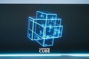 【RELEASED】 Cyberpunk Cube 1 – FREE Environment asset with VFX