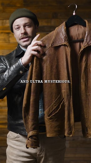 An ultra brief history of the Half-belt style jacket! Plus - a real life living example from a century ago. Our Bonneville is inspired by the timelessness of a bygone era. #leatherjacket #ruggedstyle #mensfashion | Master Supply Co.