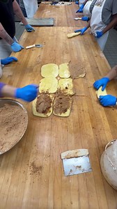 2.9M views · 10K reactions | Watch it Wednesday: King Cake assembly line. On an average day, this dedicated team will make nearly 1500 King Cakes! | Haydel's Bakery | Facebook