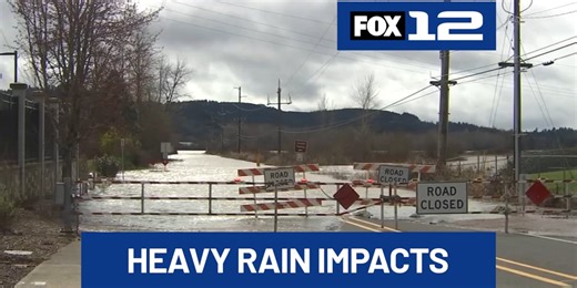 First Alert Weather Day: Flooding, landslides close roads, strand drivers around Portland