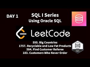 DAY 1 || SQL SERIES || LeetCode || Oracle SQL