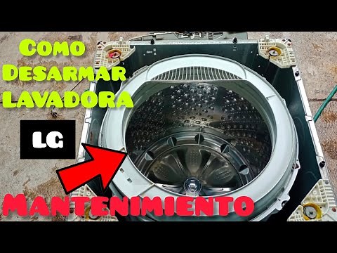 HOW TO DISASSEMBLE LG WASHING MACHINE CLEANING AND MAINTENANCE