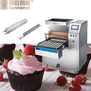 [Hot Item] Luxury Sponge Cake Making Machine Cake Depositor Cake Filling Machine Bakery Machine for Bakery Factory