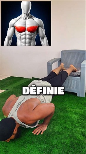 5 EXERCICES PECTORAUX AU POIDS DU CORPS #homeworkout #fitness #fitnessmode #gym #viralvideoshorts